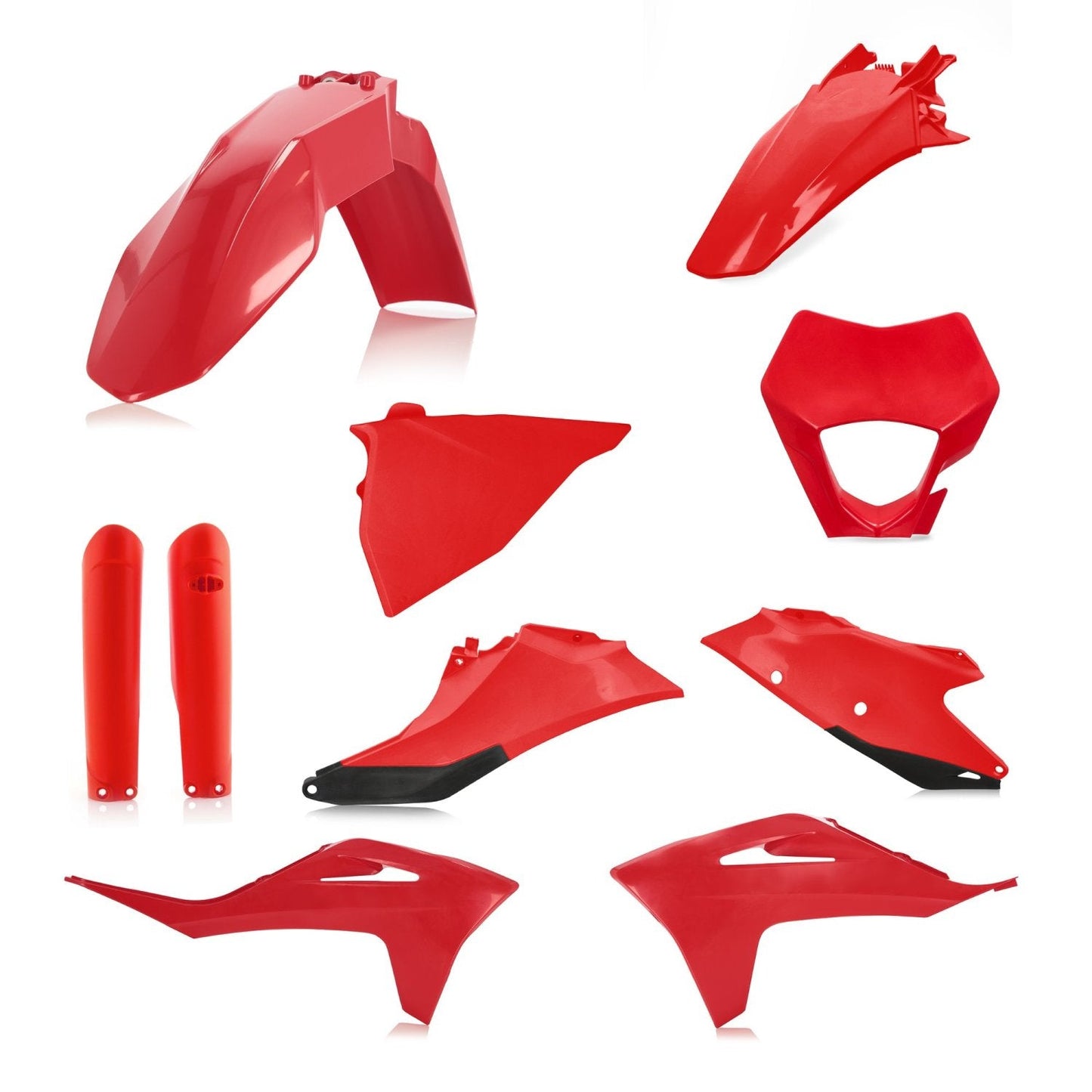 ACERBIS PLASTIC KIT GAS GAS EC ECF 21-23 RED