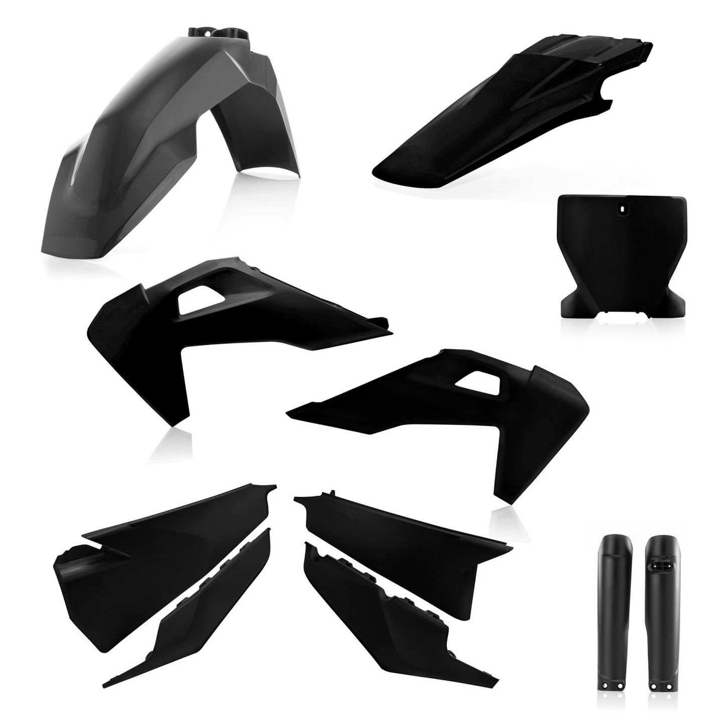 ACERBIS PLASTIC KIT HUSQVARNA TC FC 250/350/450 19-22 BLACK