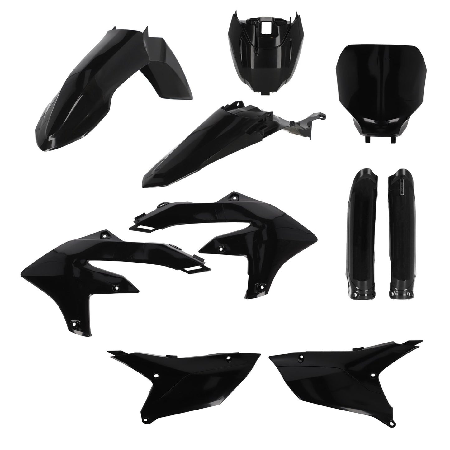 ACERBIS PLASTIC KIT YZF 250 24-26 450 23-25 BLACK