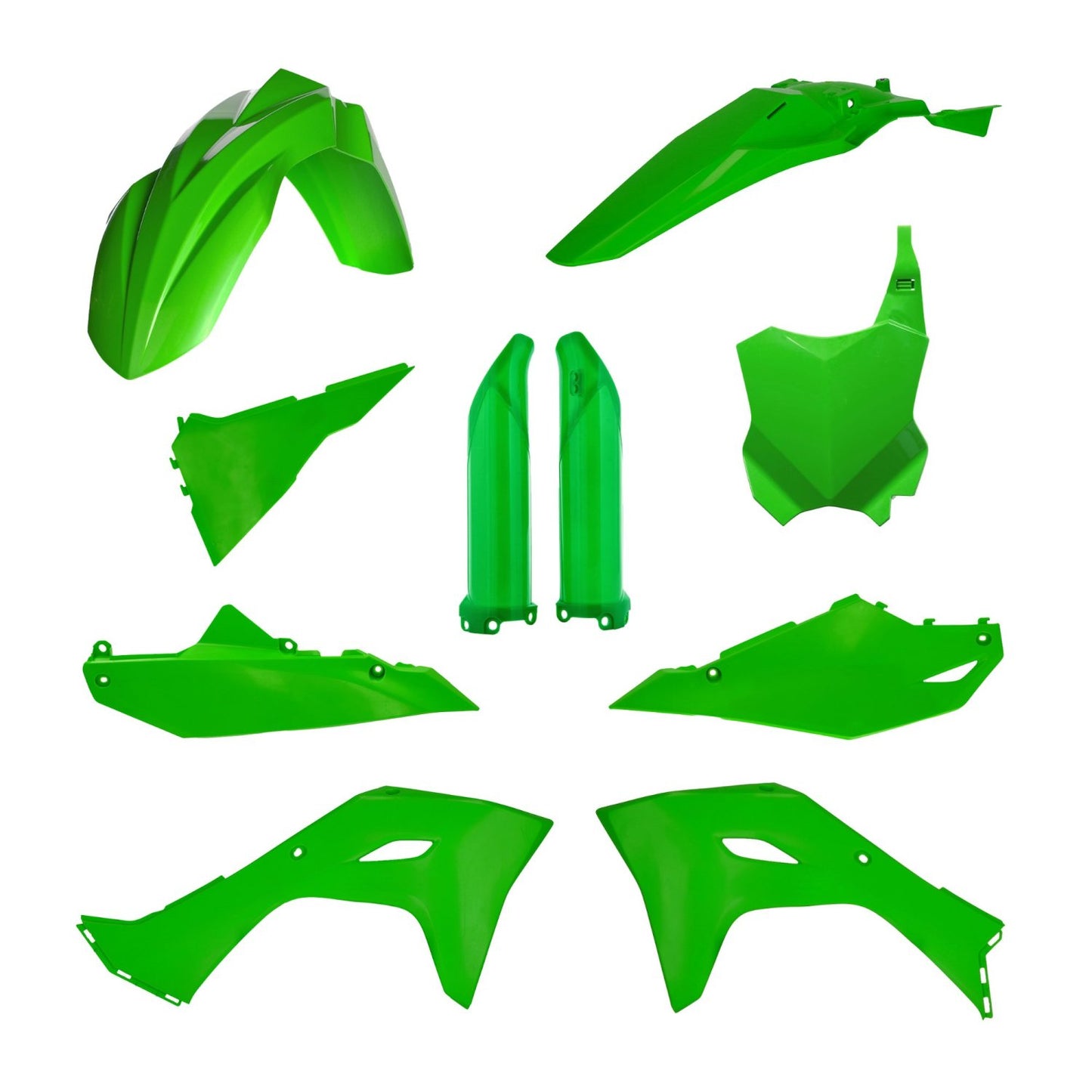 ACERBIS PLASTIC KIT KAWASAKI KXF 250 25-26 450 24-26 GREEN