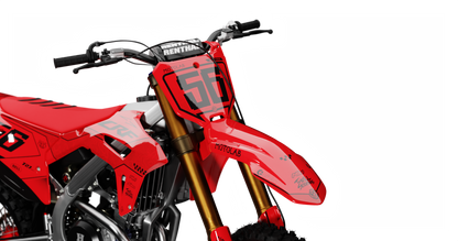 Honda SHADOW RED Graphics Kit