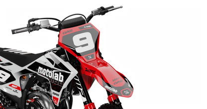 GasGas LAYER WHITE/RED Graphics Kit
