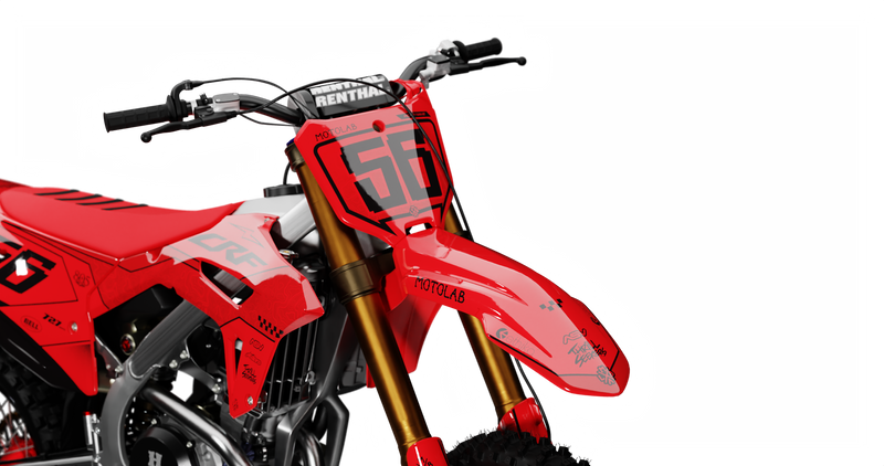 Honda SHADOW RED Graphics Kit
