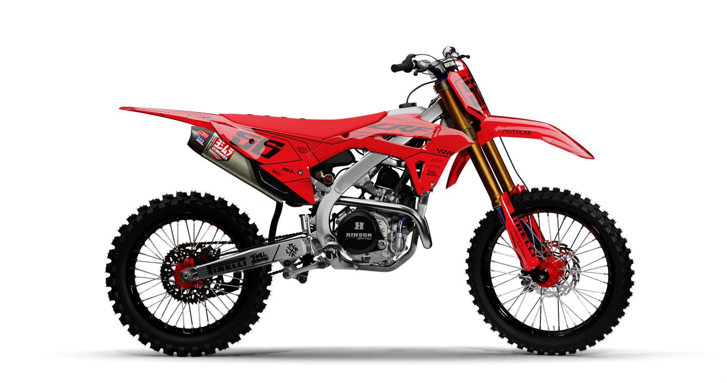 Honda SHADOW RED Graphics Kit