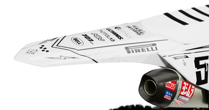 Honda SHADOW WHITE/RED Graphics Kit