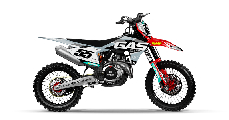 GasGas PRIME GREY/RED Graphics Kit