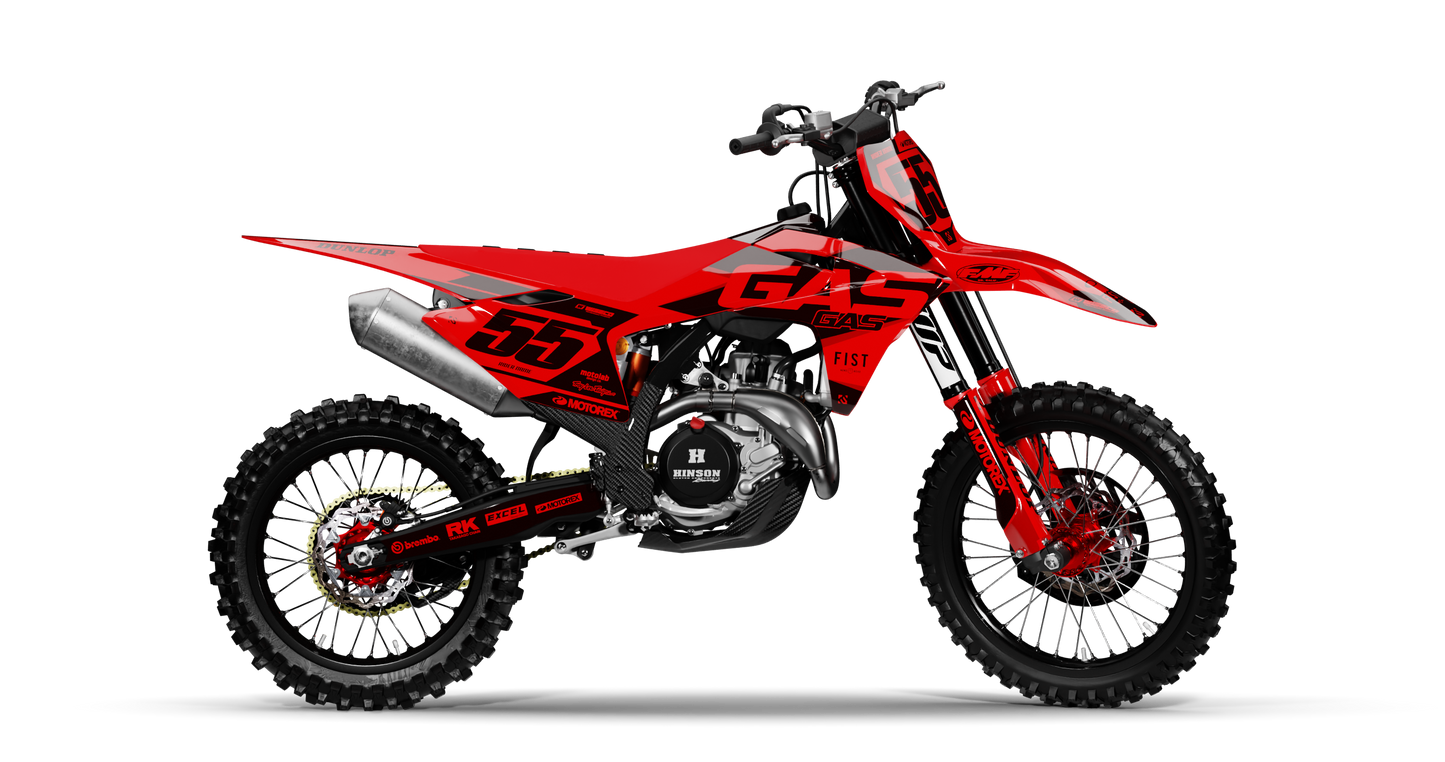 GasGas PRIME DARK Graphics Kit