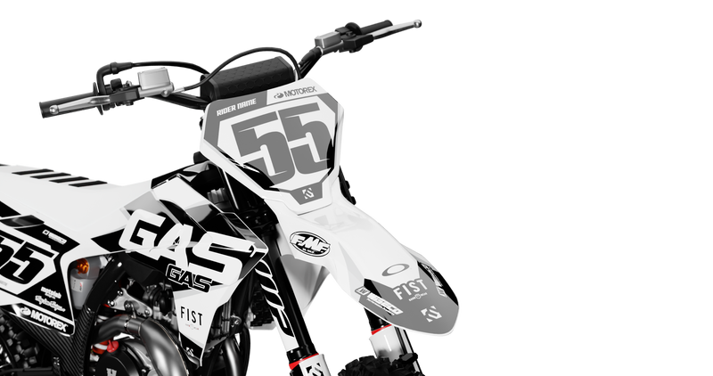 GasGas PRIME WHITE Graphics Kit