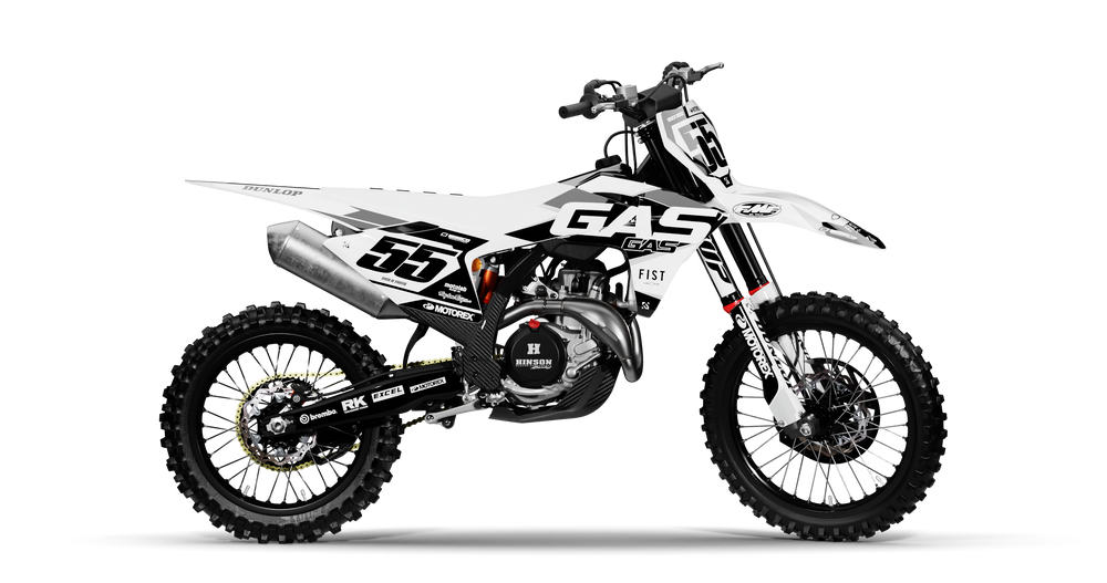 GasGas PRIME WHITE Graphics Kit