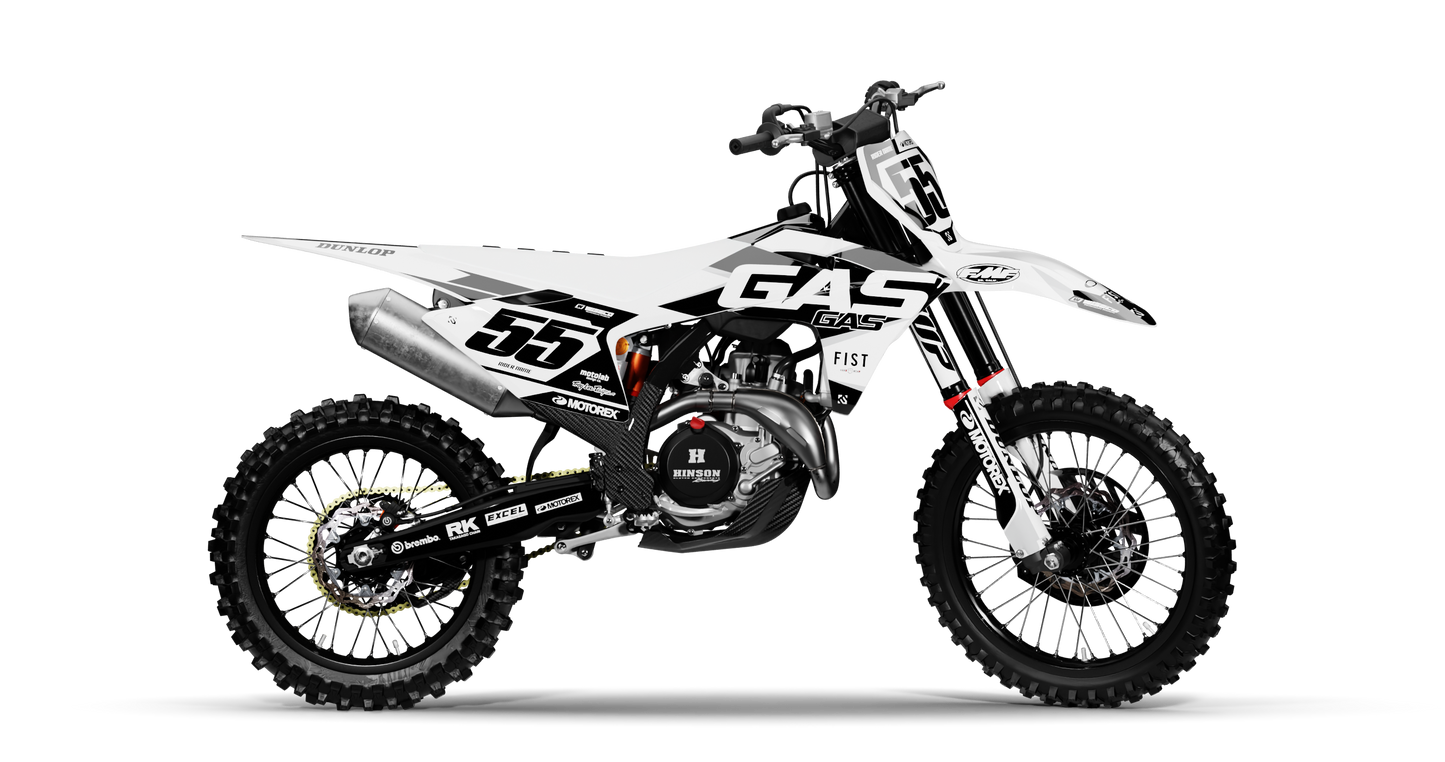 GasGas PRIME WHITE Graphics Kit