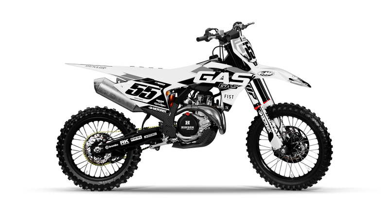 GasGas PRIME WHITE Graphics Kit