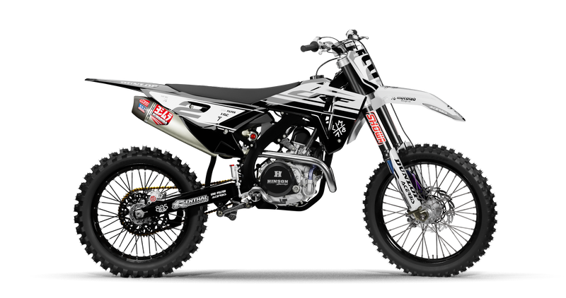 Honda VADER GREY/BLACK Graphics Kit