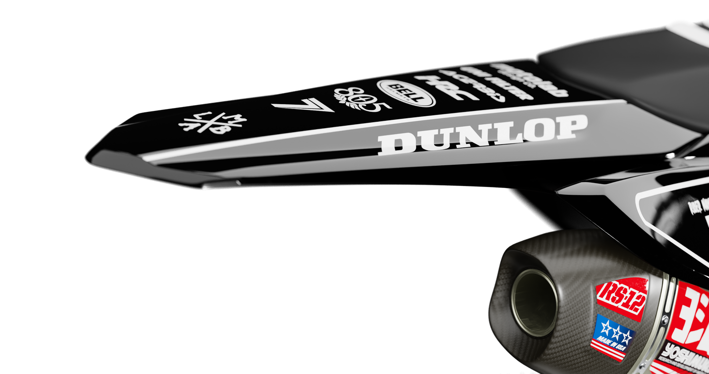 Honda VADER WHITE/BLACK Graphics Kit