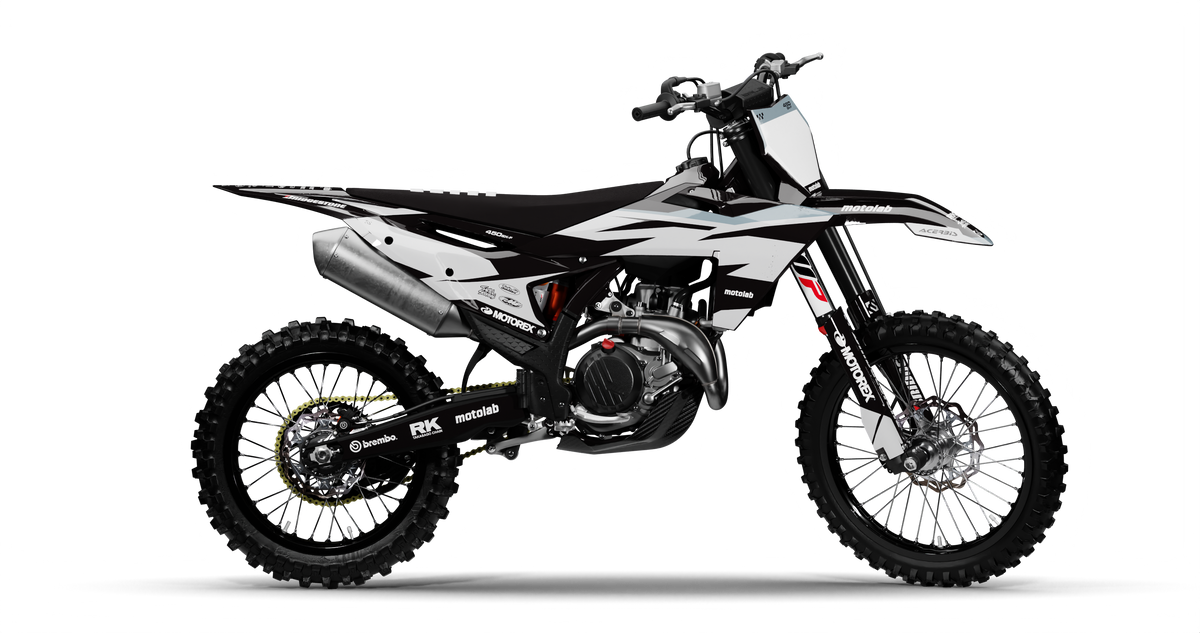 KTM SHARD GREY Graphics Kit, side profile view