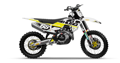 Husqvarna STRIKE Graphics Kit, side profile view