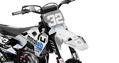 Husqvarna CIRCUIT BLUE Graphics Kit, front view