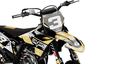KTM CROWN SAND Graphics Kit, front view