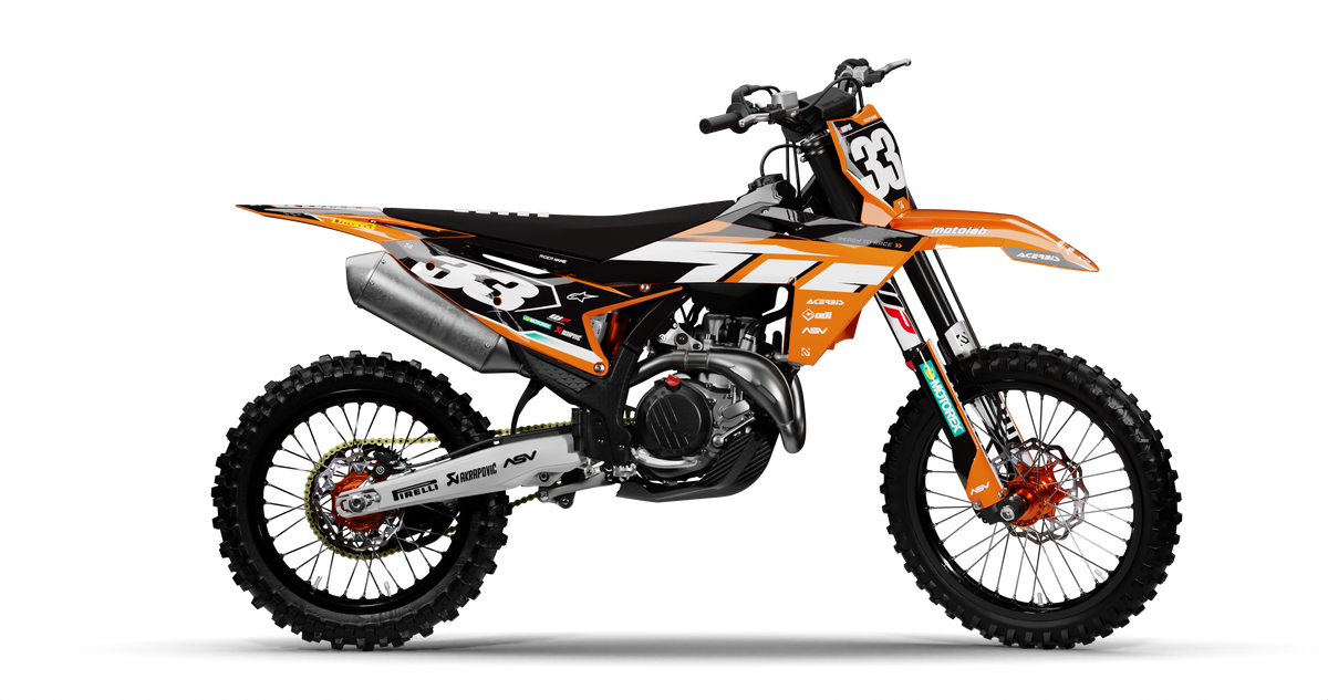 KTM VECTOR Graphics Kit, side profile view