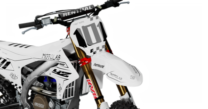Yamaha CLASSIC WHITE Graphics Kit, front view