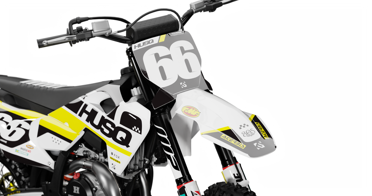 Husqvarna STRIKE Graphics Kit, front view