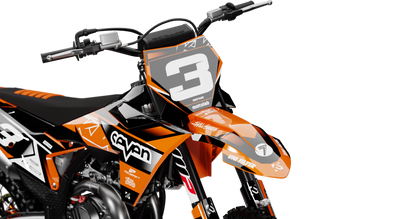KTM CROWN Graphics Kit, front view