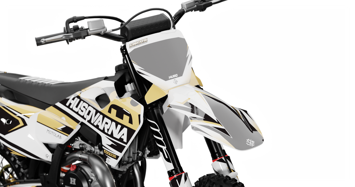 Husqvarna DUNE Graphics Kit, front view