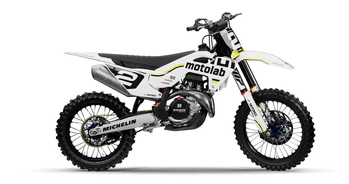 Husqvarna BASELINE Graphics Kit, side profile view
