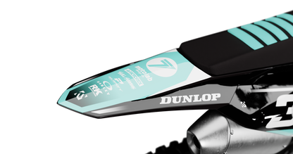 KTM CROWN TEAL Graphics Kit, rear view