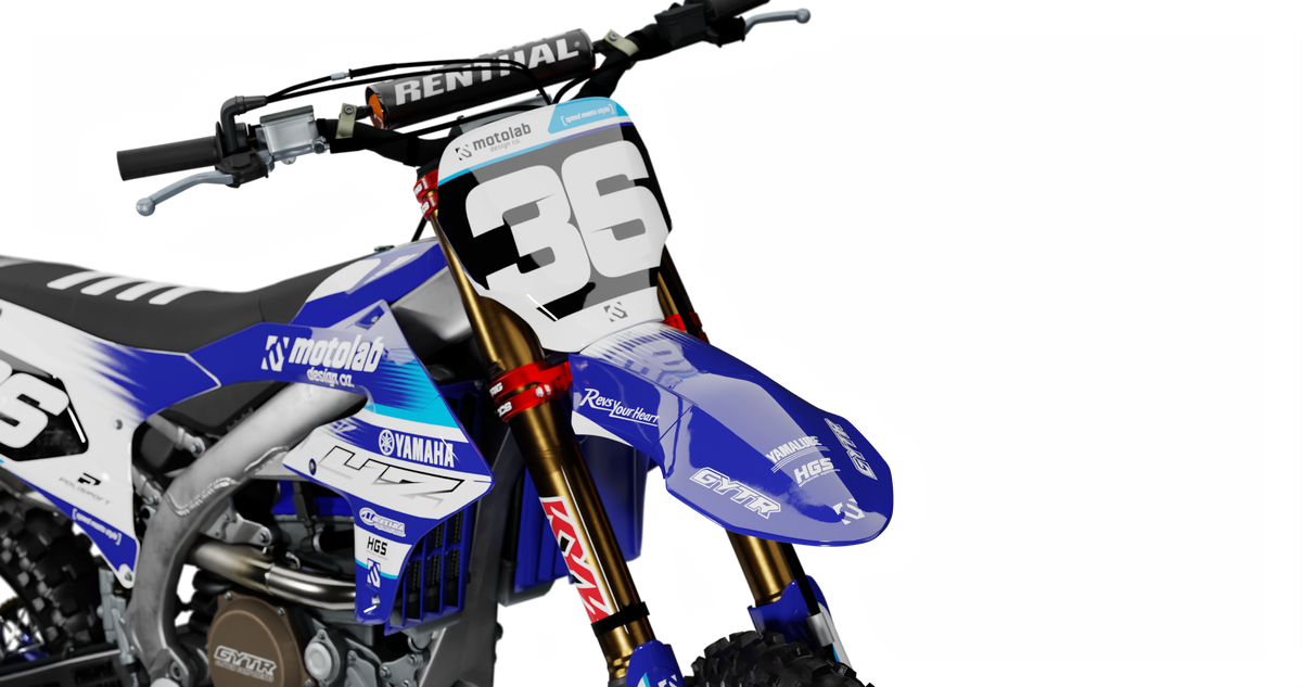 Yamaha SURGE Graphics Kit, front view