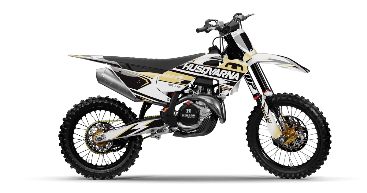 Husqvarna DUNE Graphics Kit, side profile view
