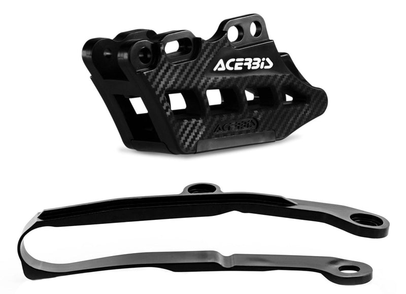 ACERBIS CHAIN GUIDE & SLIDER KIT KAWASAKI KXF 250 17-20 450 16-18 BLACK