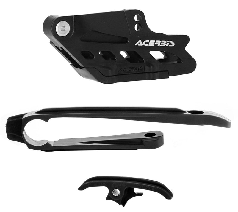 ACERBIS CHAIN GUIDE & SLIDER KIT KTM EXC EXCF 17-23 BLACK