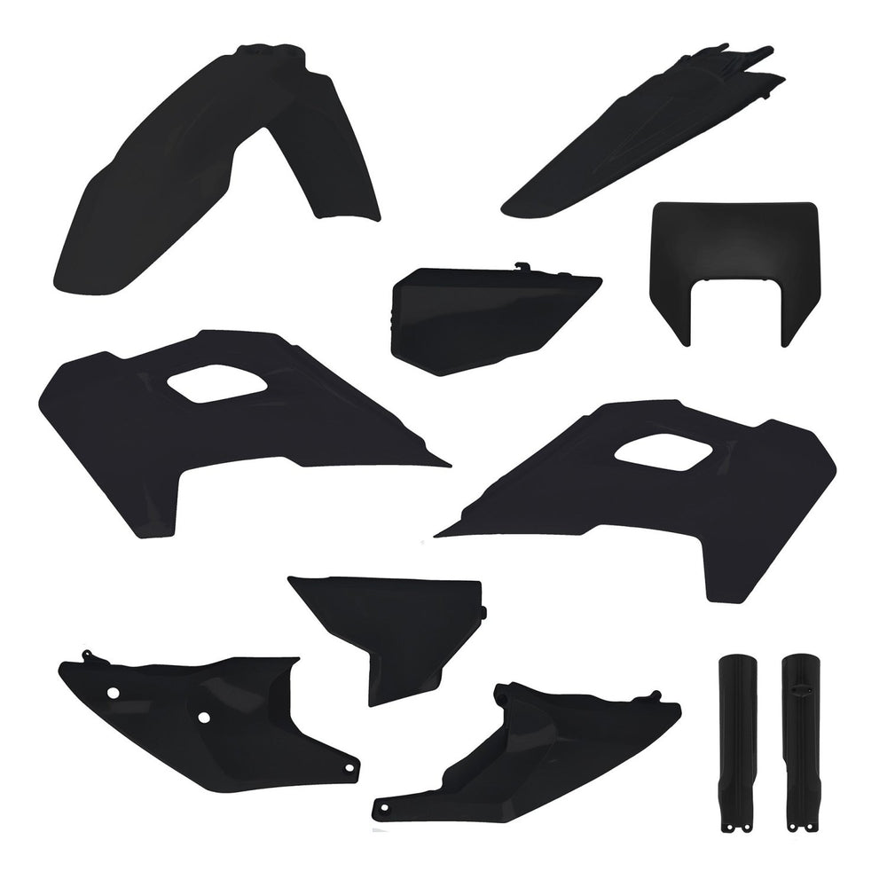 iPLASTIX PLASTIC KIT HUSQVARNA TE FE 24-25 BLACK