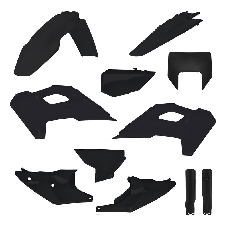 iPLASTIX PLASTIC KIT HUSQVARNA TE FE 24-25 BLACK