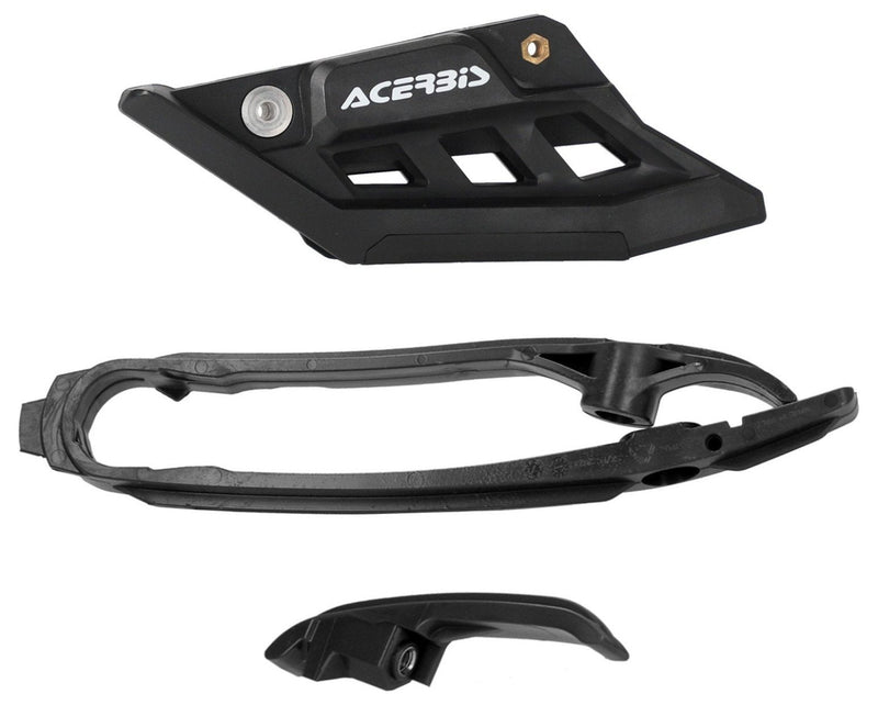 ACERBIS CHAIN GUIDE & SLIDER KIT SX EXC FC FE MC EC 23-24 BLACK