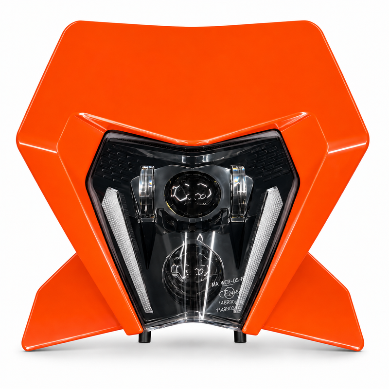 2024-2026 KTM EXC HEADLIGHT - WHITE/ORANGE/BLACK