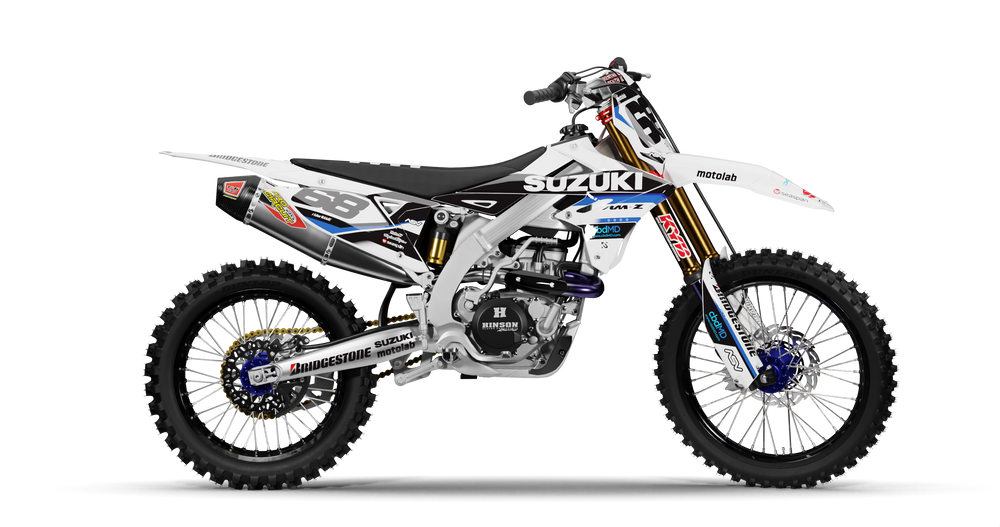 Suzuki HAWK WHITE Graphics Kit