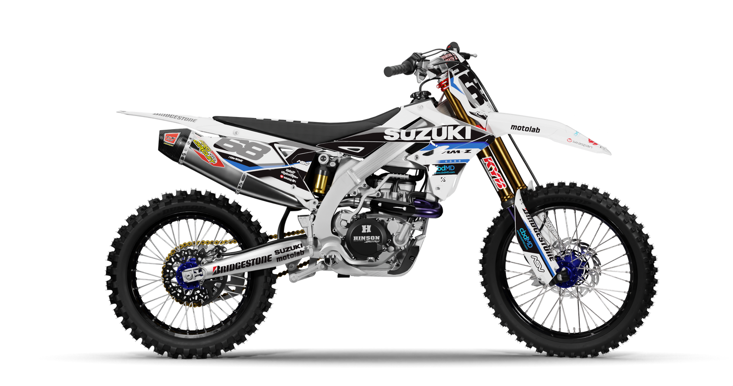 Suzuki HAWK WHITE Graphics Kit