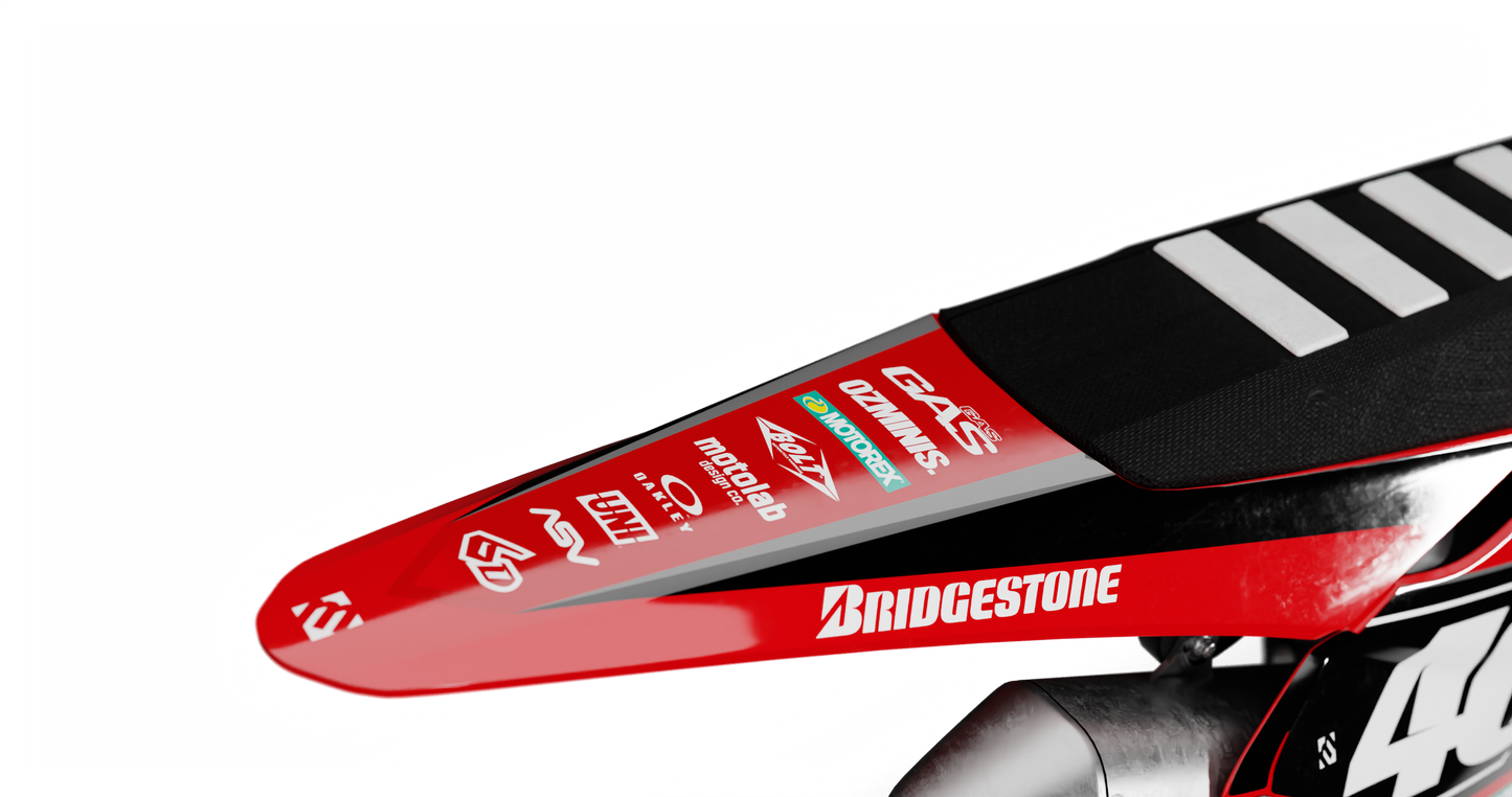 GasGas LEAD RED/BLACK Graphics Kit