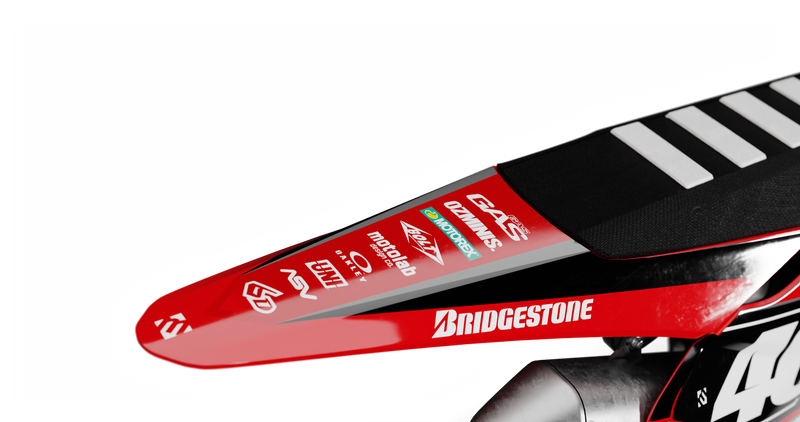 GasGas LEAD RED/BLACK Graphics Kit