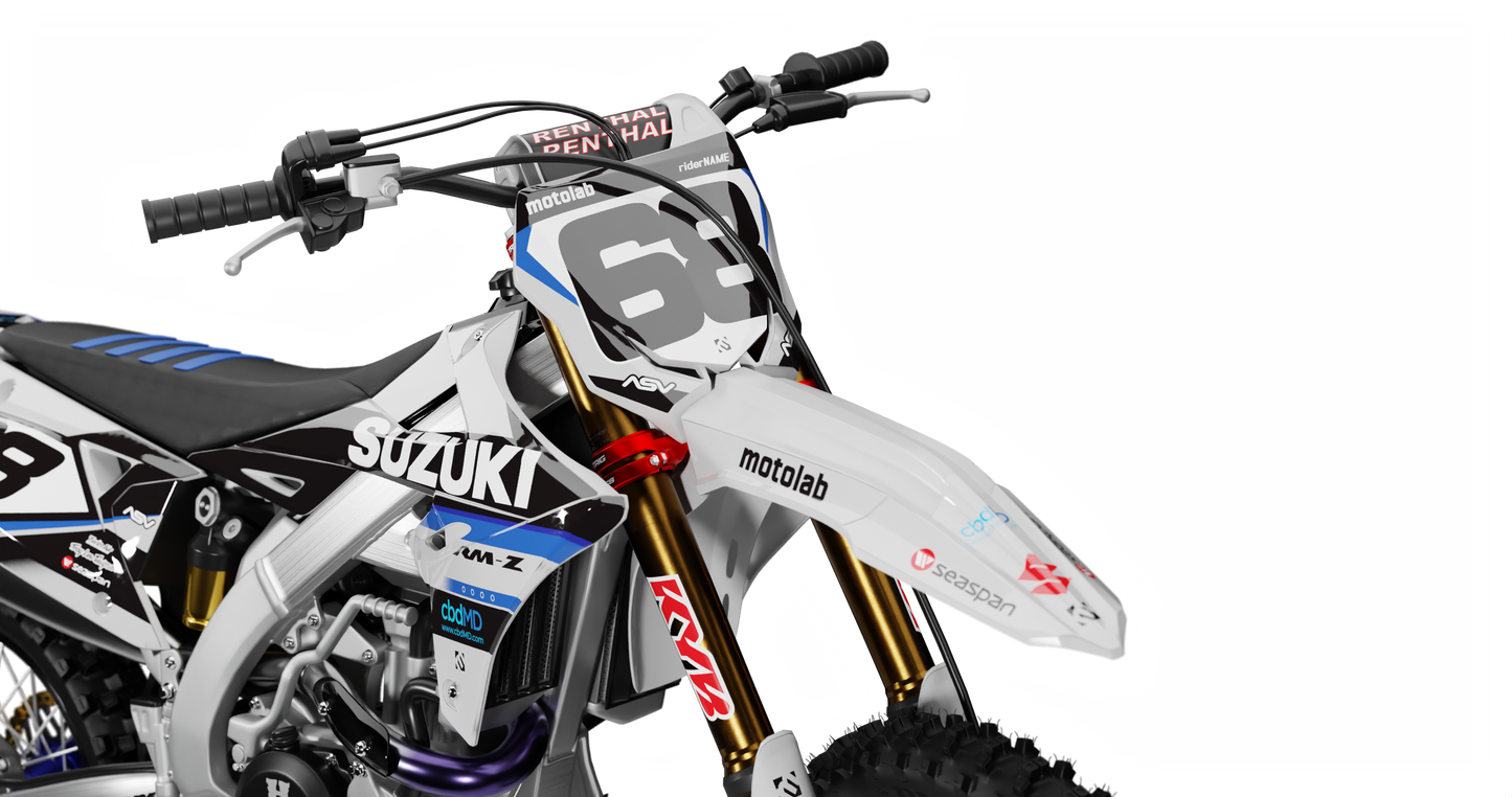 Suzuki HAWK GREY Graphics Kit