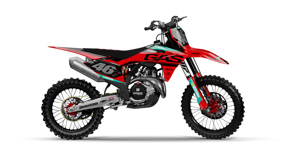GasGas LEAD DARK Graphics Kit