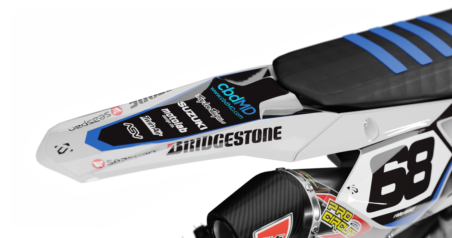 Suzuki HAWK GREY Graphics Kit