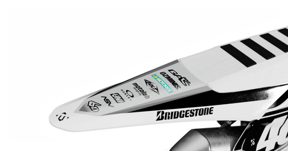 GasGas LEAD WHITE/BLACK Graphics Kit