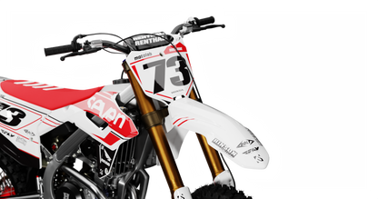 Honda ICON WHITE/RED Graphics Kit