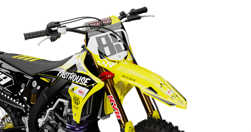 Suzuki SPEED YELLOW/BLACK Graphics Kit