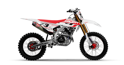 Honda ICON WHITE/RED Graphics Kit