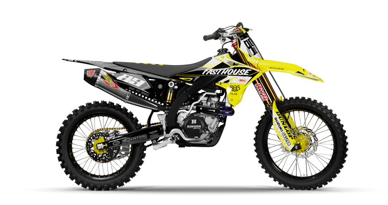 Suzuki SPEED YELLOW/BLACK Graphics Kit