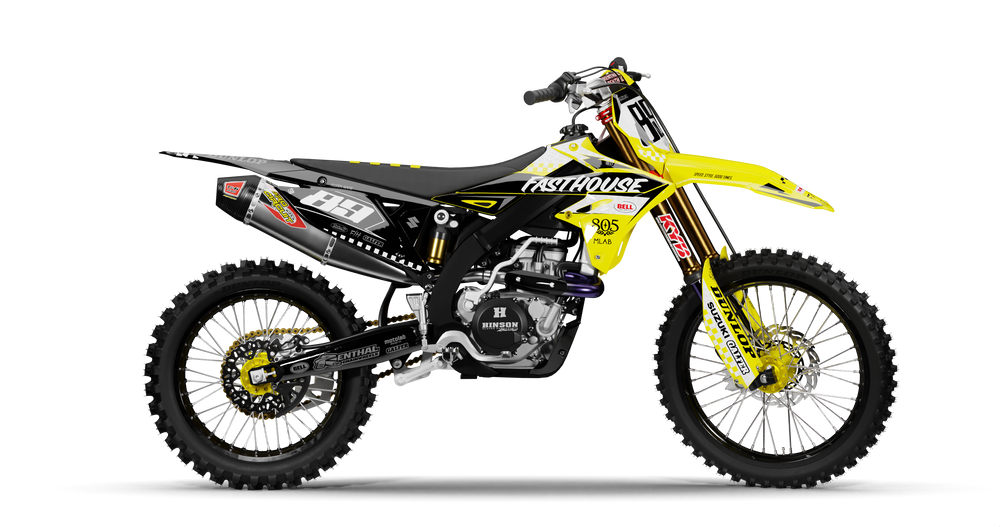 Suzuki SPEED YELLOW/BLACK Graphics Kit
