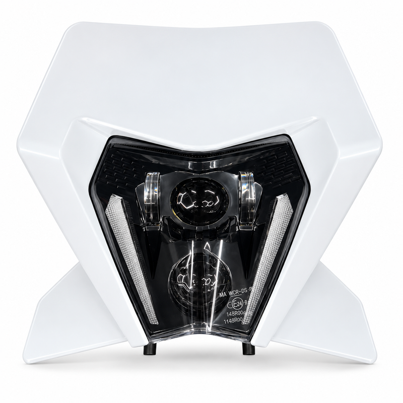 2024-2026 KTM EXC HEADLIGHT - WHITE/ORANGE/BLACK
